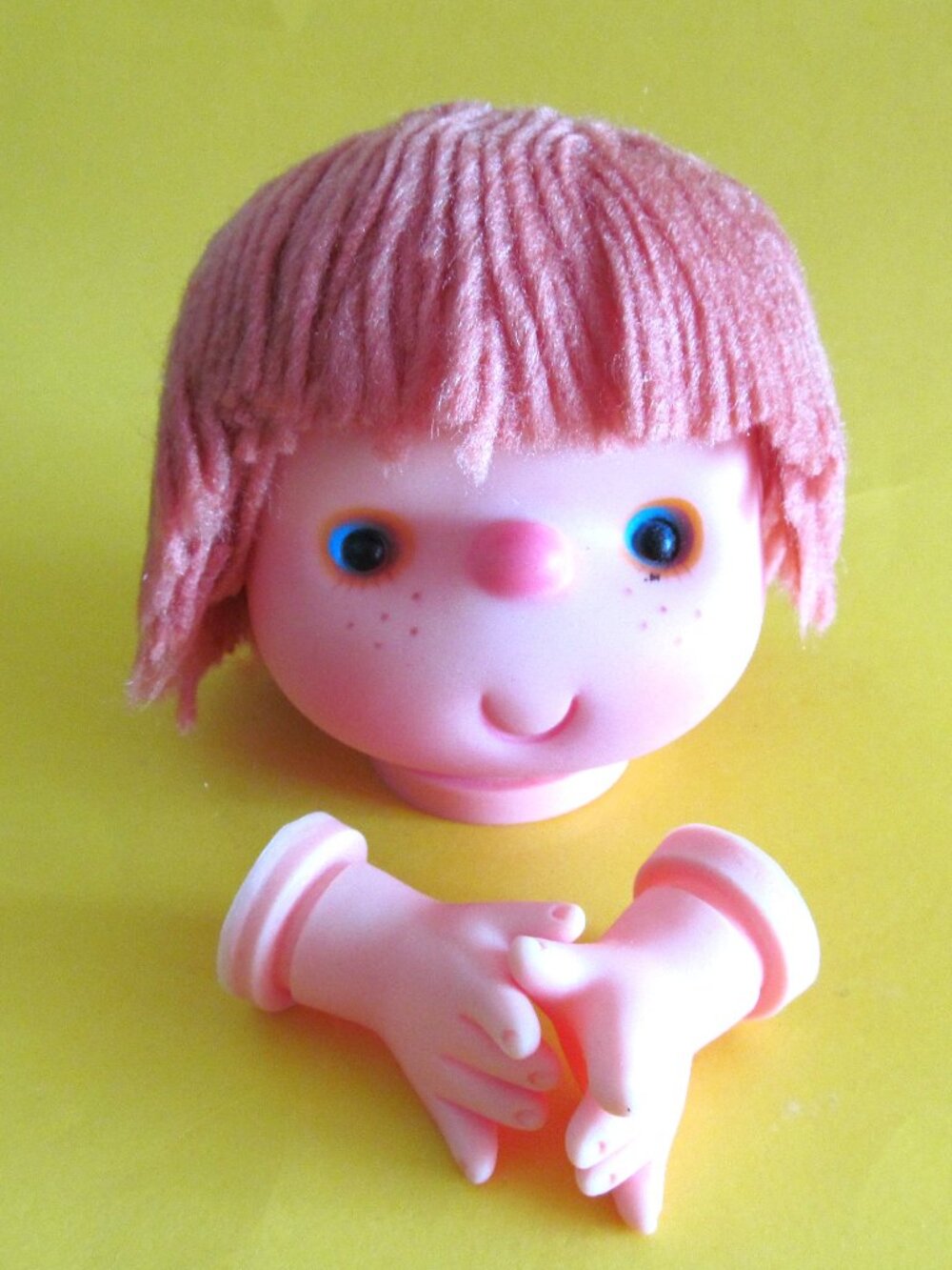 Vintage Doll head and hands kit
